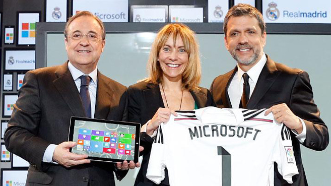 Acuerdo Real Madrid y Microsoft