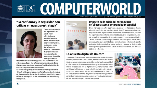 ComputerWorld portada mayo 2020