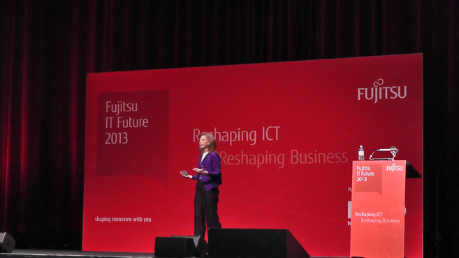 Ángeles Delgado, directora general de Fujitsu en IT Future 2013