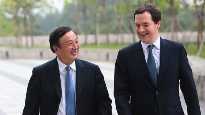 Ren Zhengfei & George Osborne