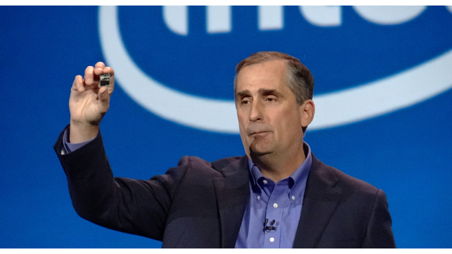 Brian Krzanich CEO Intel en CES 2014