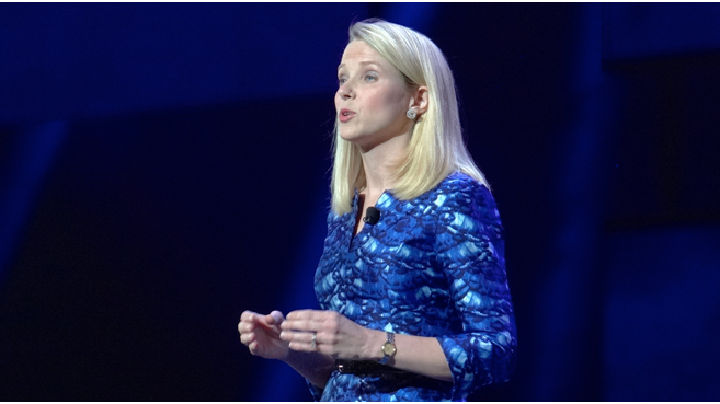 Marissa Mayer CEO Yahoo en CES 2014