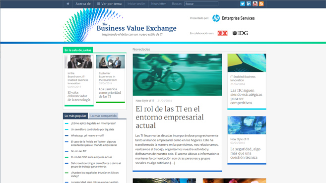 Business Value Exchange en español