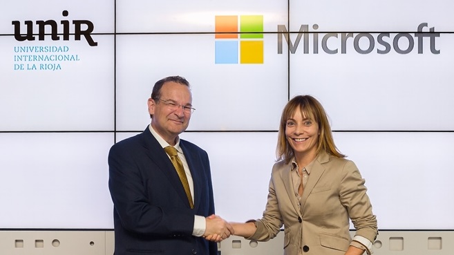 Firma acuerdo Microsoft - Unir 2