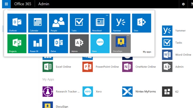 Office 365 extensiones