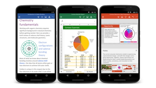 apps Office para Android