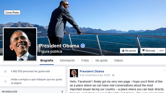 obama facebook