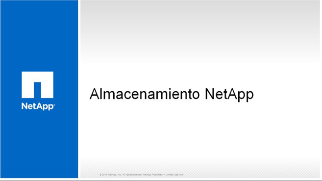 NetApp - Presentación del webinar de Almacenamiento 2016