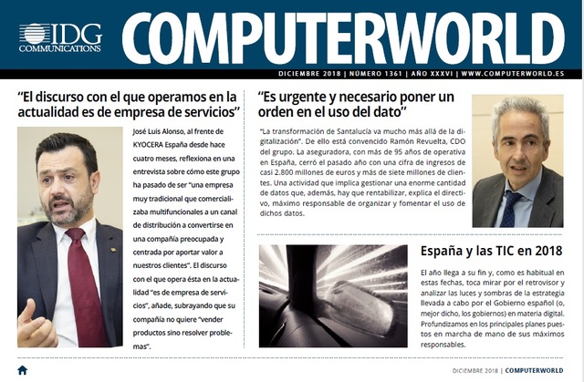 ComputerWorld portada diciembre 2018