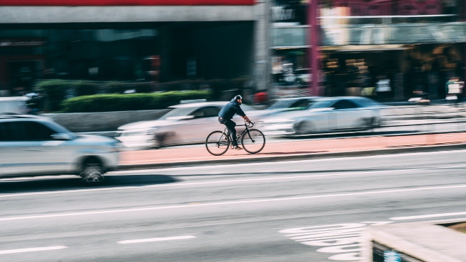 bicicleta, ciudad, movilidad