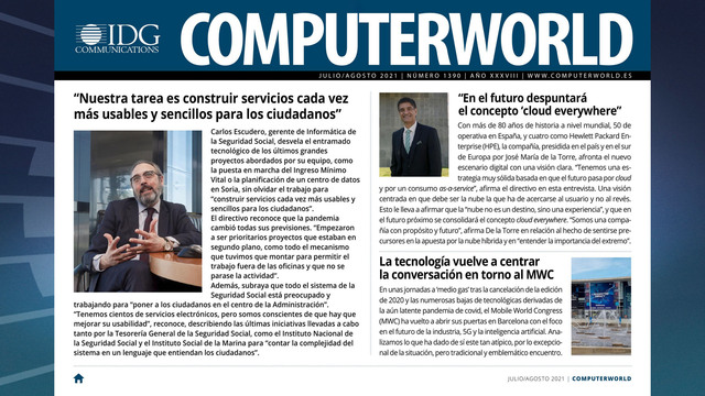 ComputerWorld portada julio/agosto 2021