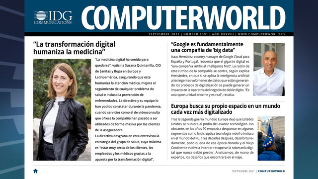 ComputerWorld portada septiembre 2021