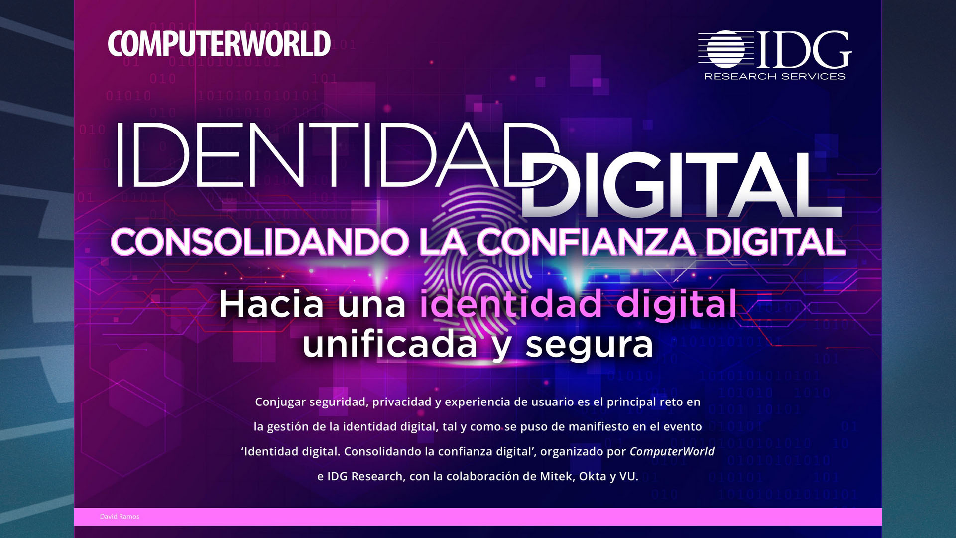 ComputerWorld Insider Evento Identidad Digital 2021
