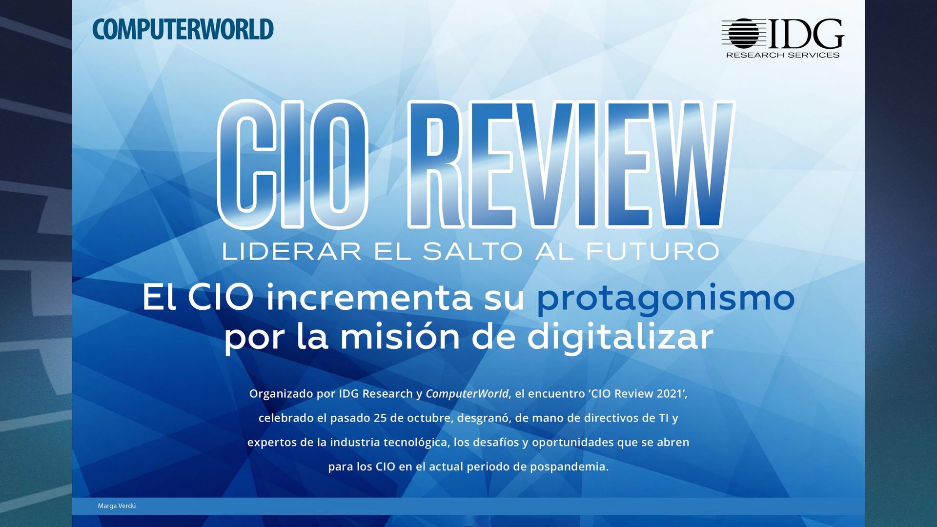 ComputerWorld Insider Evento CIO Review 2021