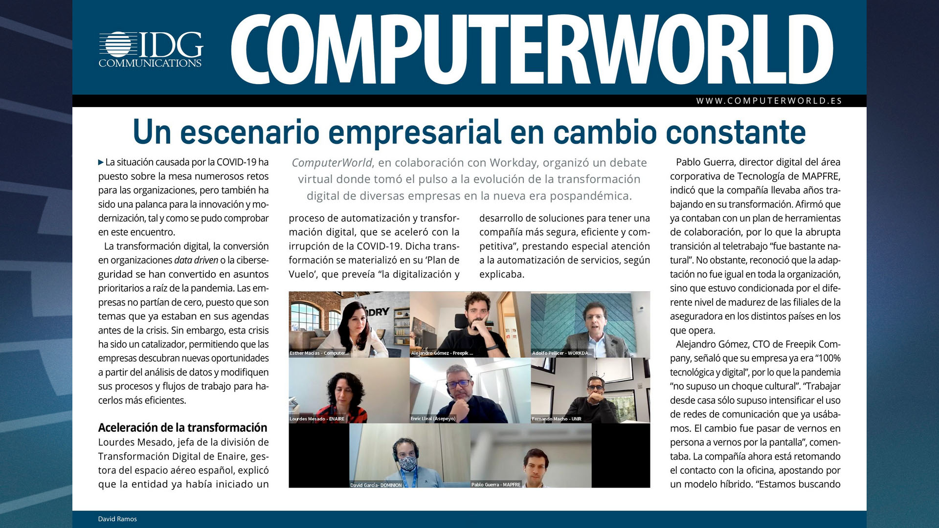 ComputerWorld Insider Mesa Workday Marzo 2022