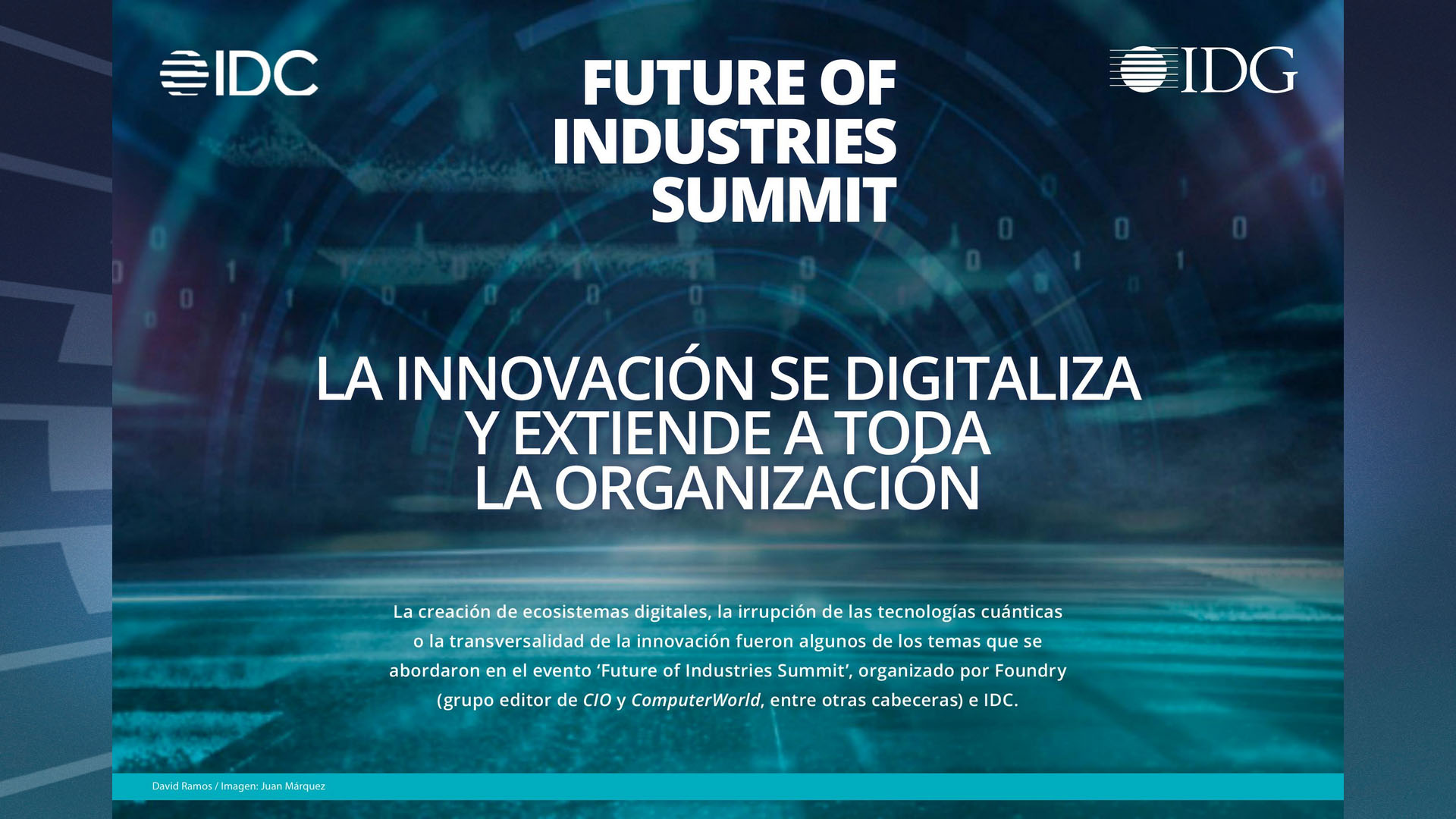 ComputerWorld Insider Evento Future of Industries Summit 2022