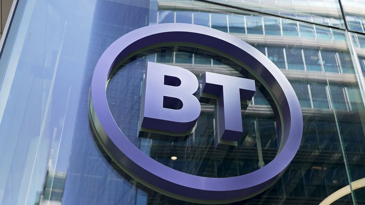 Logo del operador británico BT.